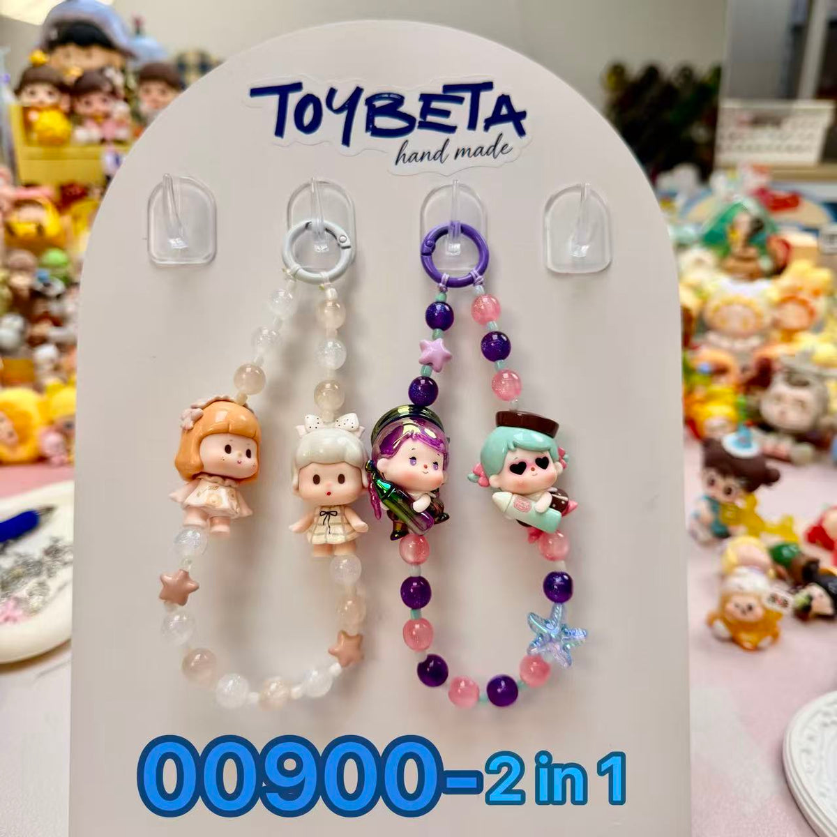 【Handmade in the live】009. Handmade Short Phone Chain | Hand-Tied | No Factory Line, Light & Unburdened【LIVE Streaming ONLY】