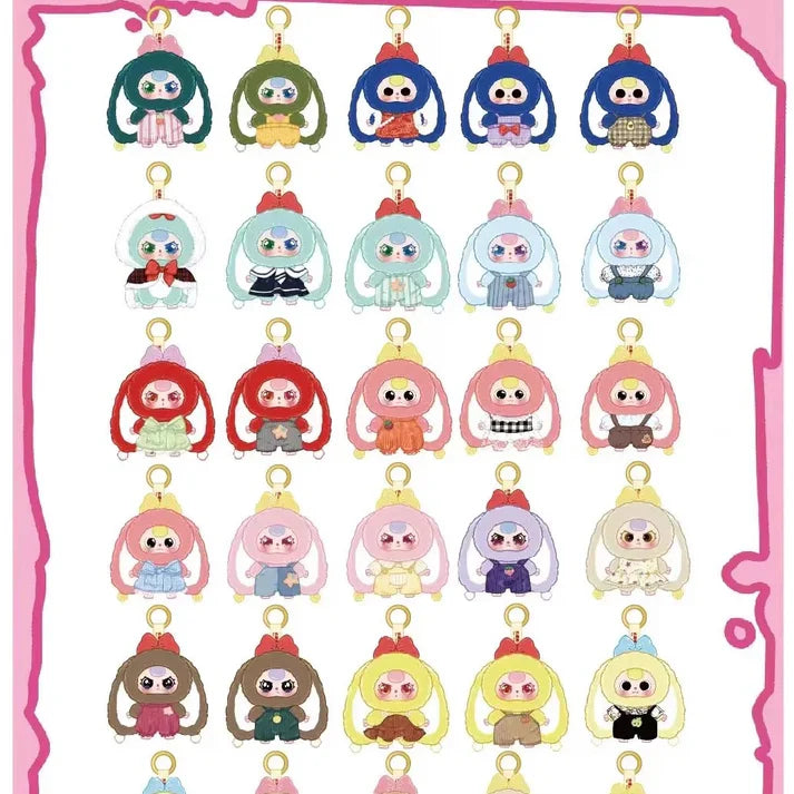 Baby Three Macaron Little Cute Bunny Series-V2  Plush Dolls Blind Box【BB3】