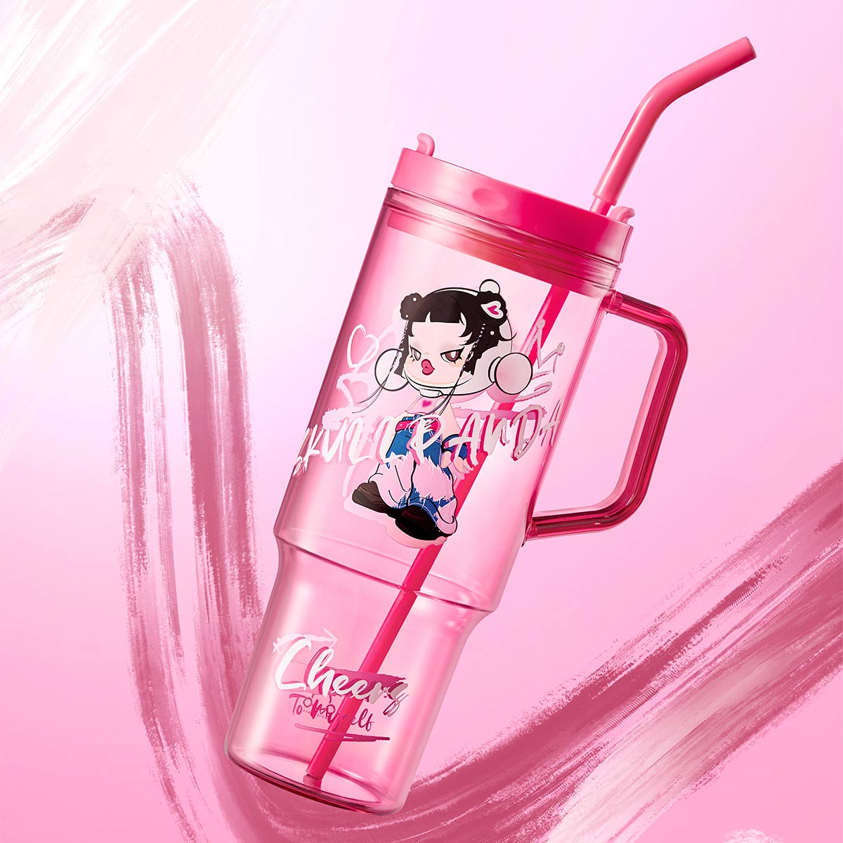 【Sale】SKULLPANDA CHEERS TO MYSELF SERIES-[Phone Charm Blind Box][Cup]
