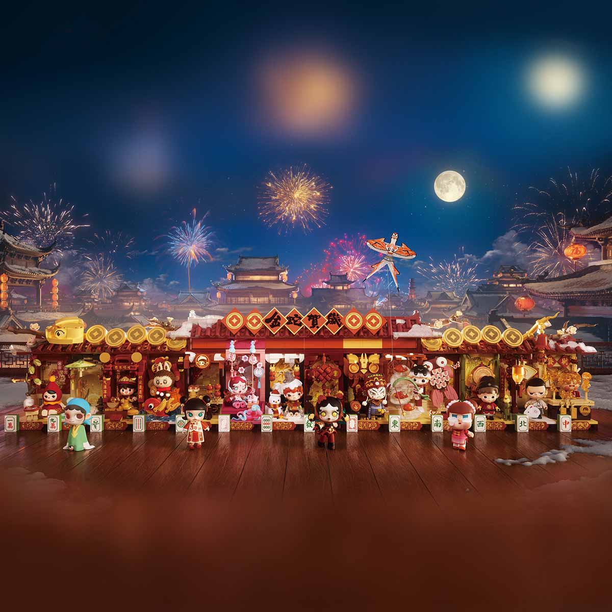 【Sale】Wealthy Snake's New Year Celebration - Fortunate Hand Series Block Figures