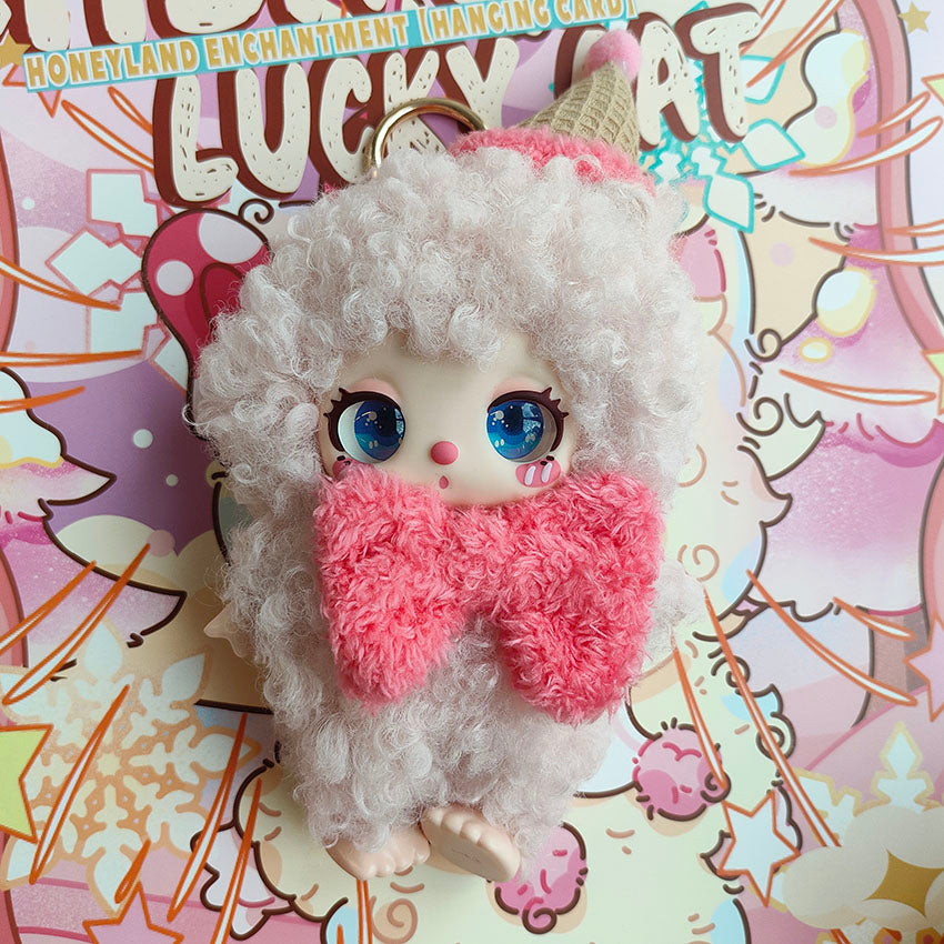 【Sale】Liila's Lucky Cat Honeyland Enchantment Hanging Card Plush【BB3】