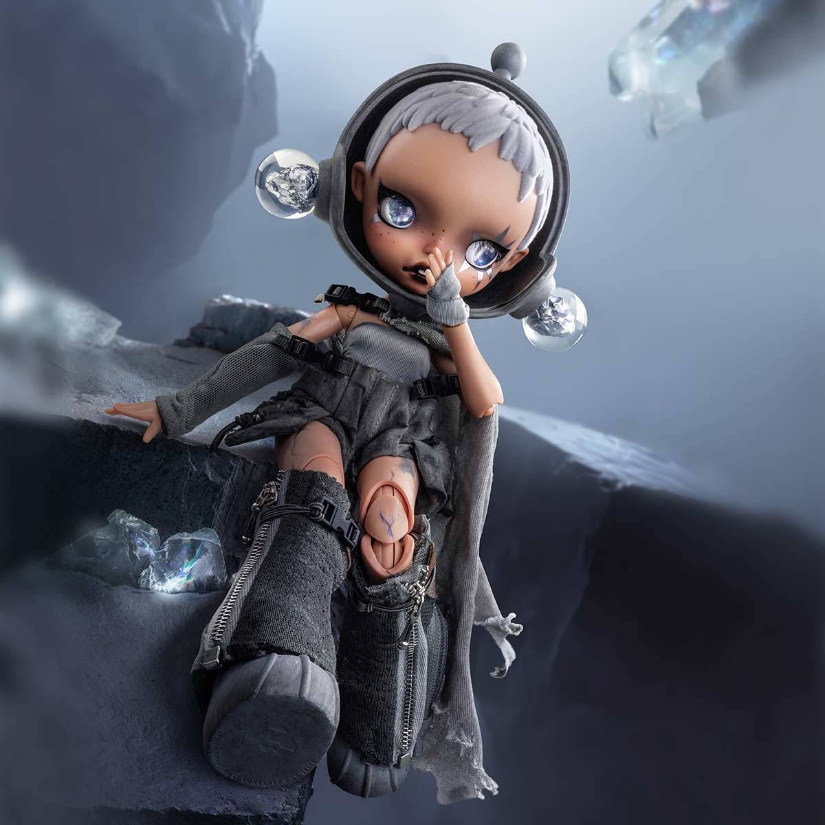 【Sale】SKULLPANDA × HAMCUS 1/6 Action BJD Figure