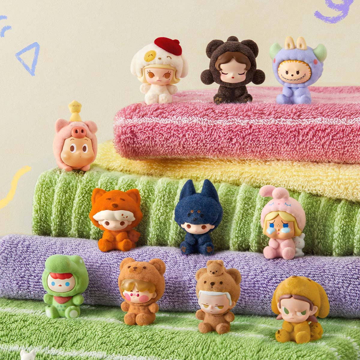 POP BEAN Pajama Cross Dressing Series Blind Box (1PC Per Pack)