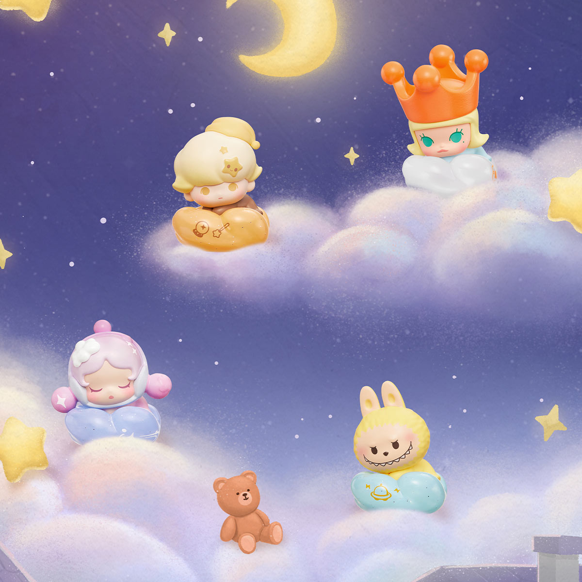 POP BEAN Goodnight,Night Sky Series(1 PC Per Pack)