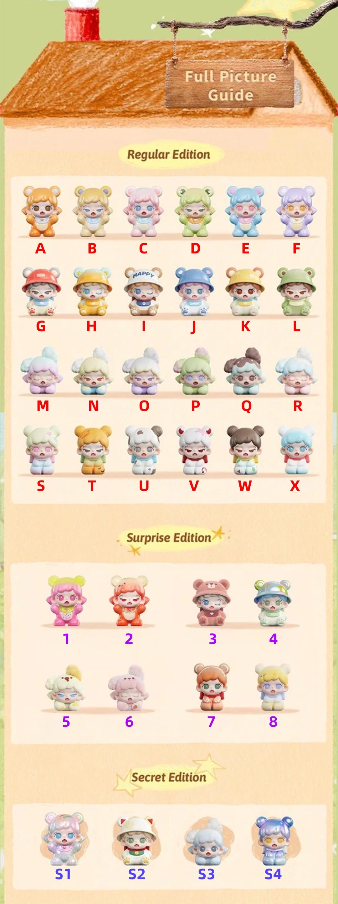 [Make-a-Wish] Zoraa Tiny Kindergarten Mili Series Blind Bag【DIY-LIVE】