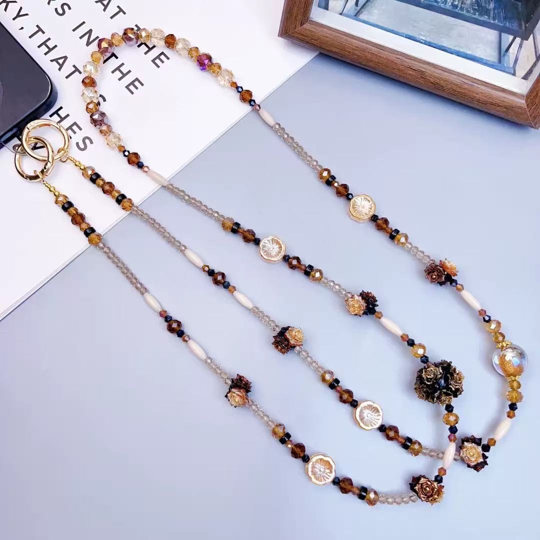 DIY010 Multi-purpose Crystal Crossbody Chain 120cm