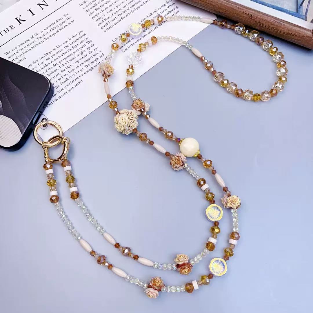 DIY010 Multi-purpose Crystal Crossbody Chain 120cm