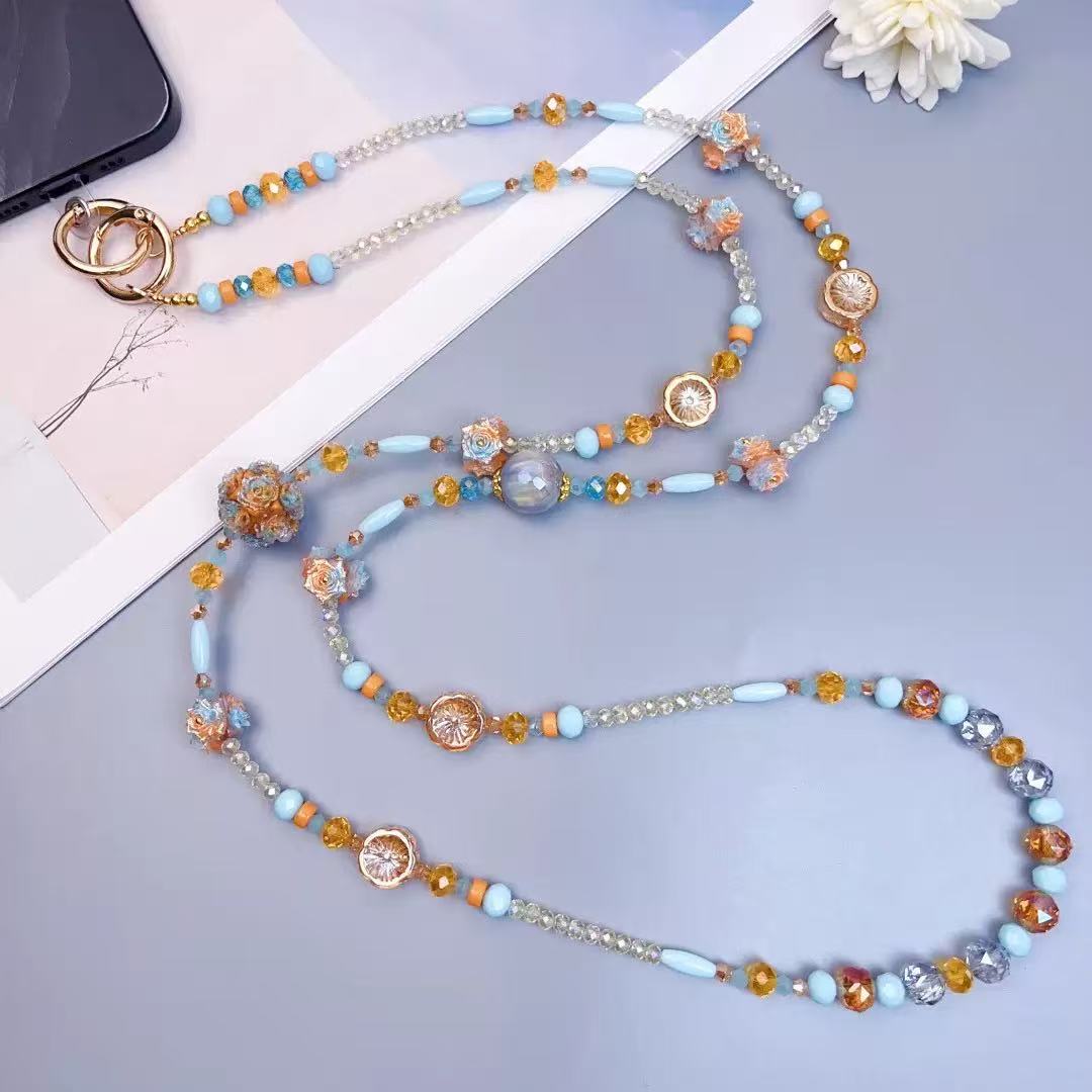 DIY010 Multi-purpose Crystal Crossbody Chain 120cm