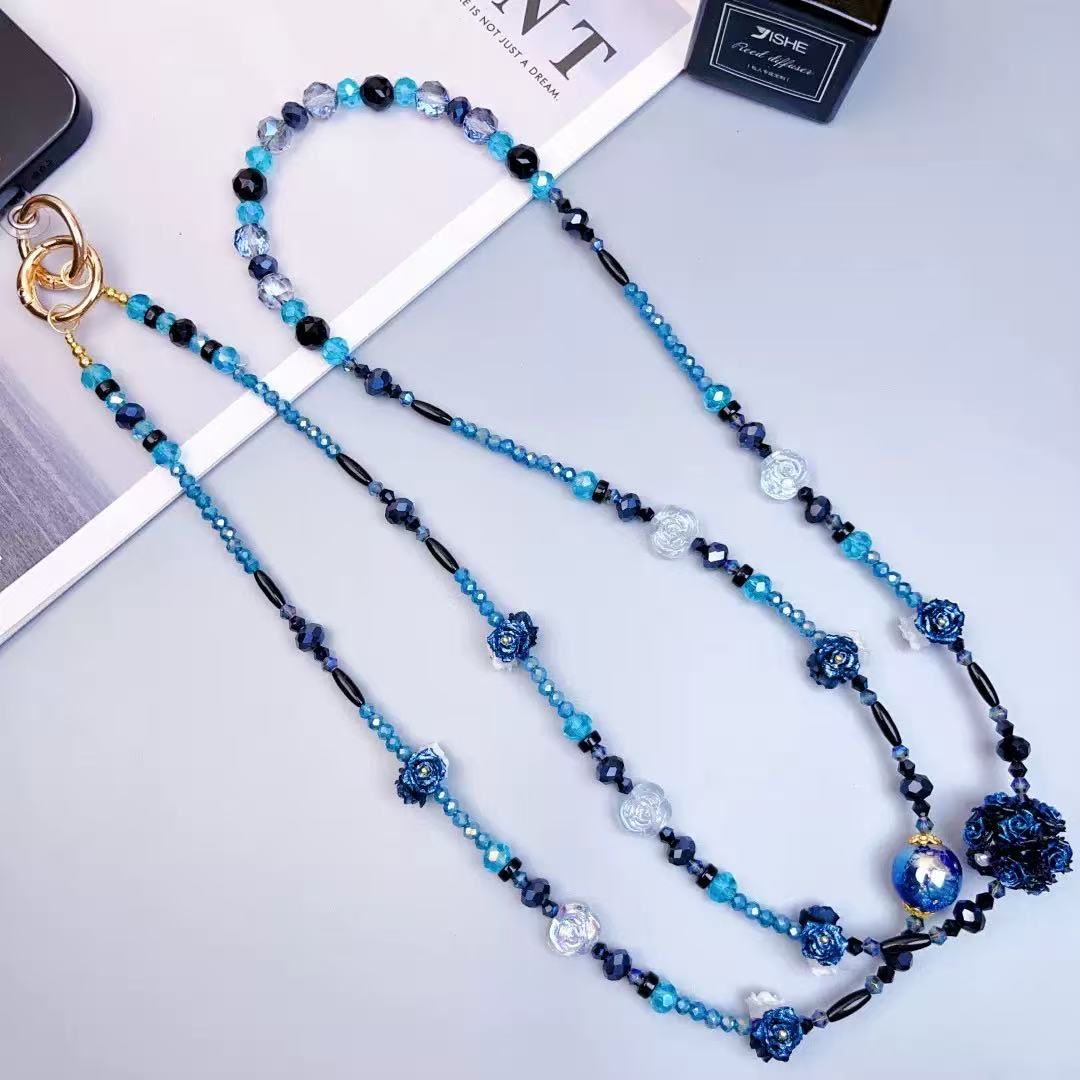 DIY010 Multi-purpose Crystal Crossbody Chain 120cm