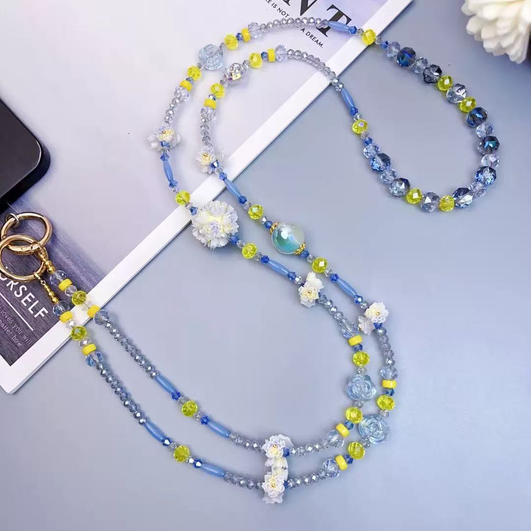 DIY010 Multi-purpose Crystal Crossbody Chain 120cm