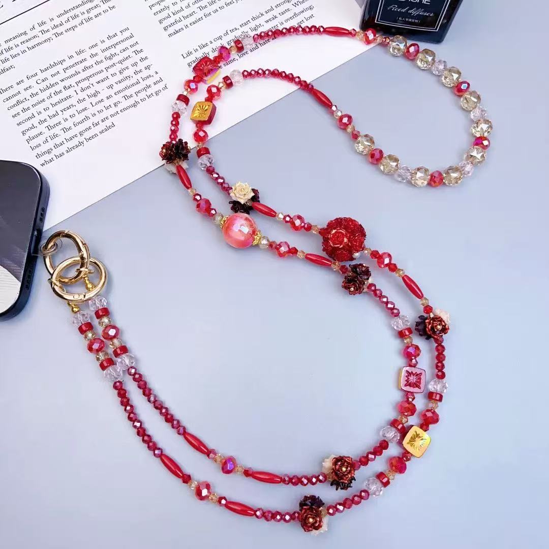DIY010 Multi-purpose Crystal Crossbody Chain 120cm