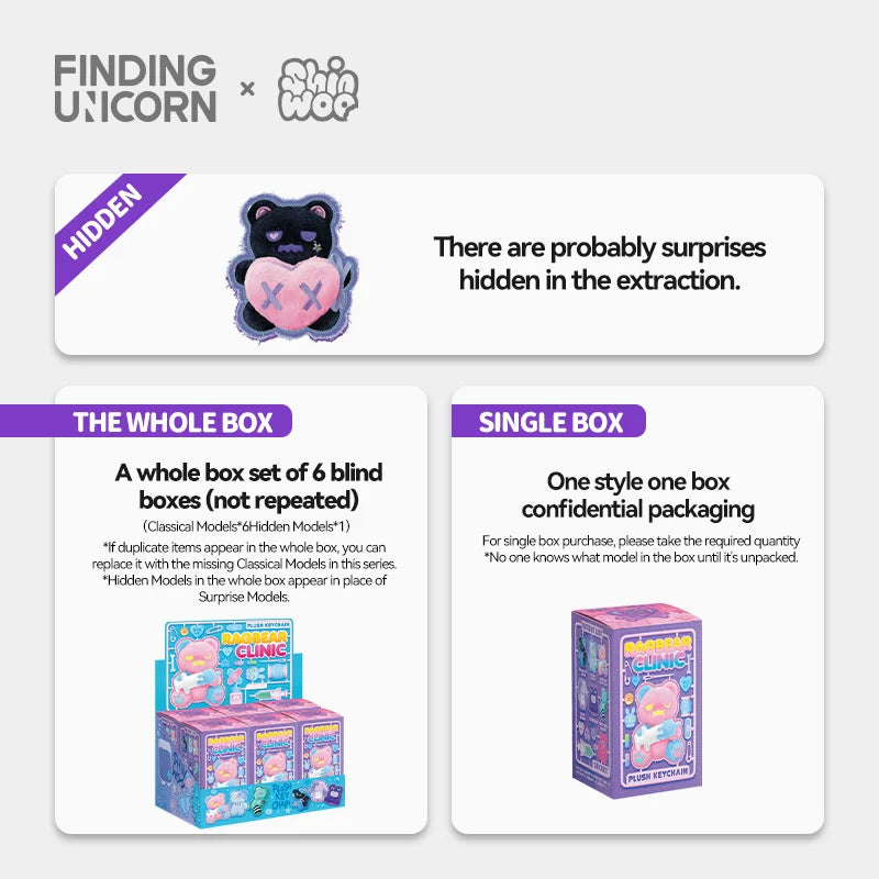 【F.UN&TB - PLUSH】ShinWoo Ragbear Clinic Series Plush Blind Box