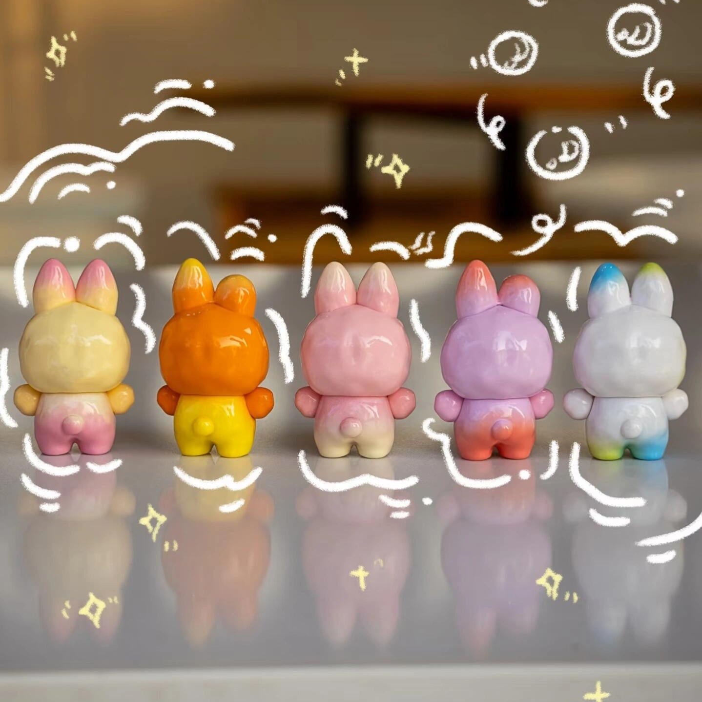 Baby Three-Dopamine Rabbit Cute Series Bean Blind Box【BB3】