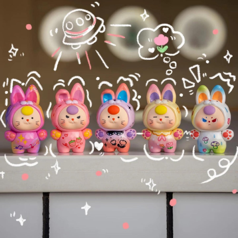 Baby Three-Dopamine Rabbit Cute Series Bean Blind Box【BB3】