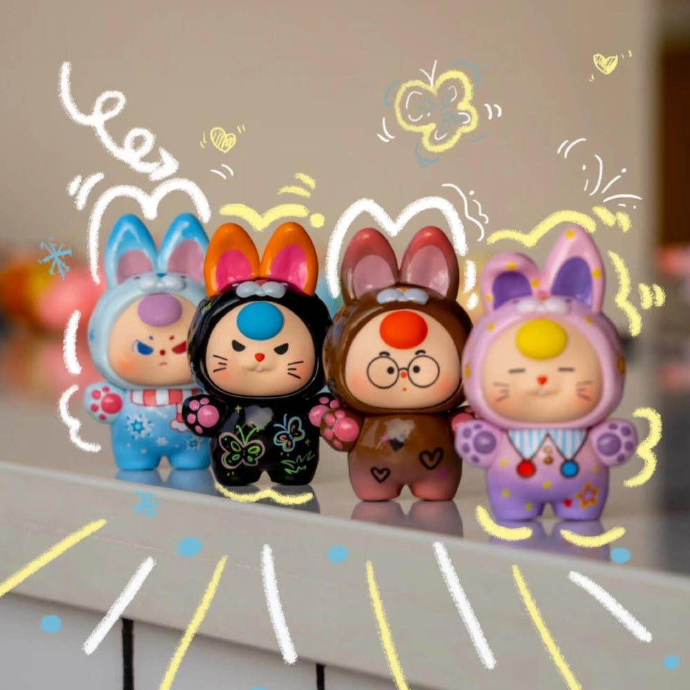 Baby Three-Dopamine Rabbit Cute Series Bean Blind Box【BB3】