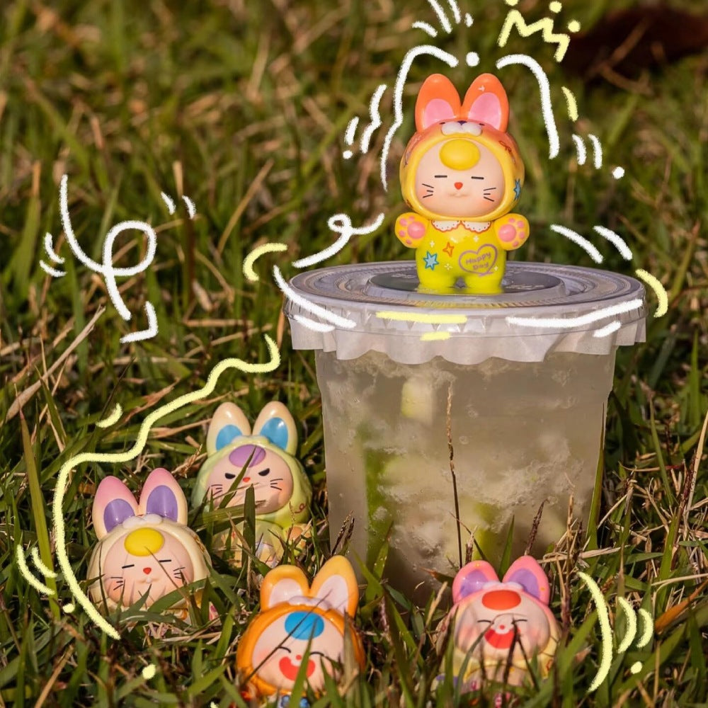 Baby Three-Dopamine Rabbit Cute Series Bean Blind Box【BB3】