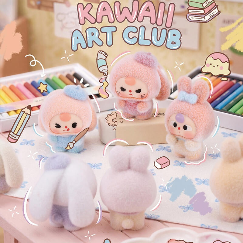 Baby Three Fluffy Bunny Town Series Bean Blind Box