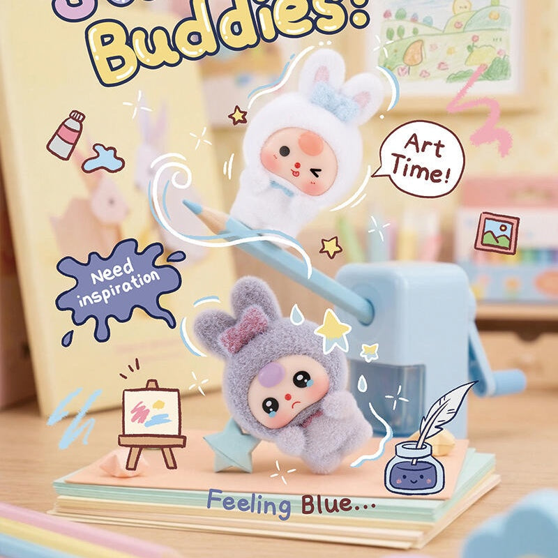 Baby Three Fluffy Bunny Town Series Bean Blind Box