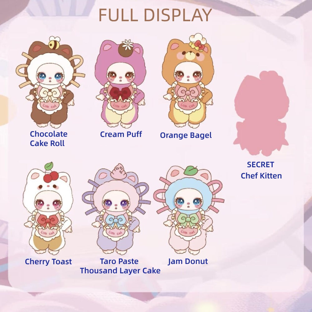 Liila's Chef Kitten Series-V4 Plush Blind Box【BB3】