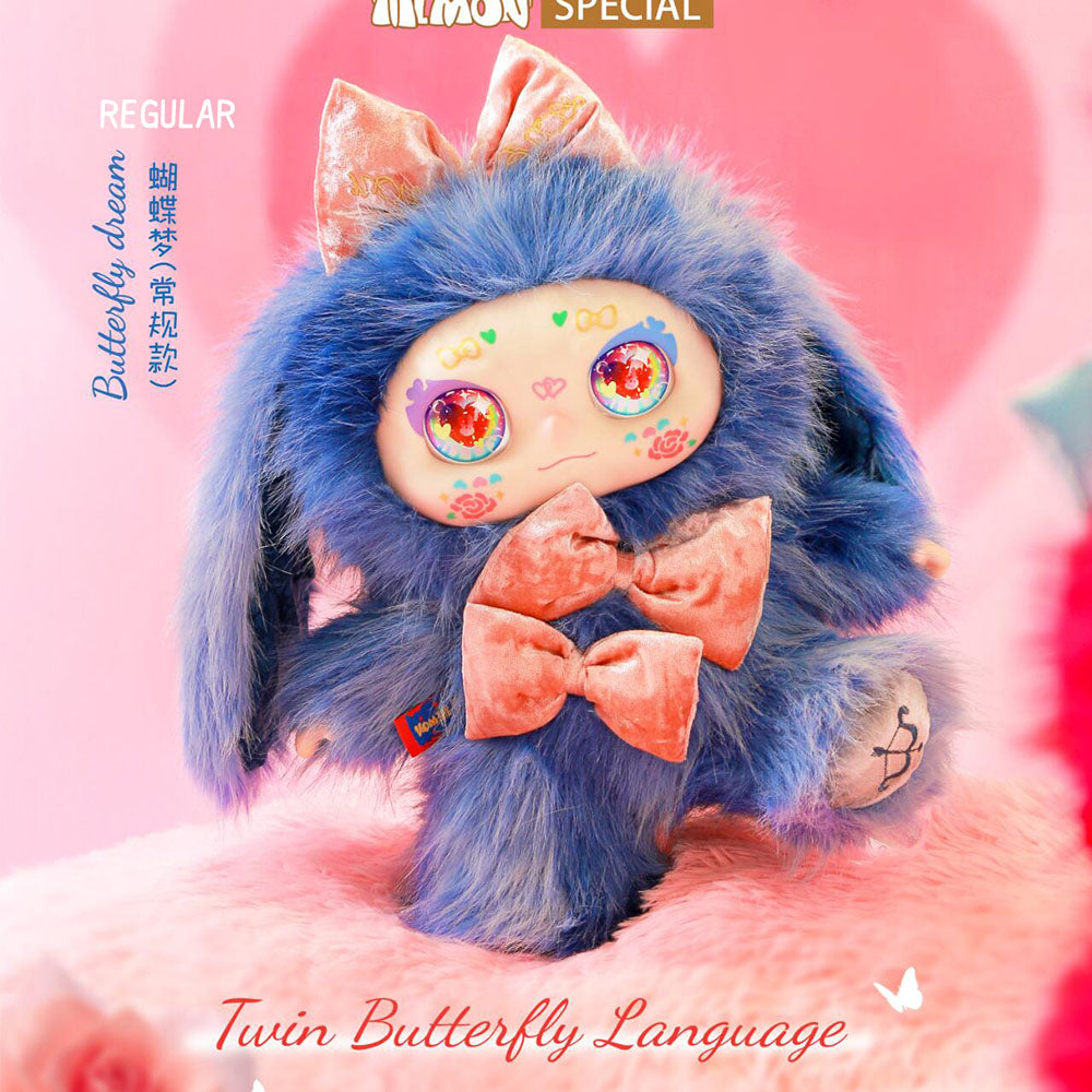 【Sale】MIMON 400% Twin Butterfly Language Series Plush Blind Box【NAYANAYA】