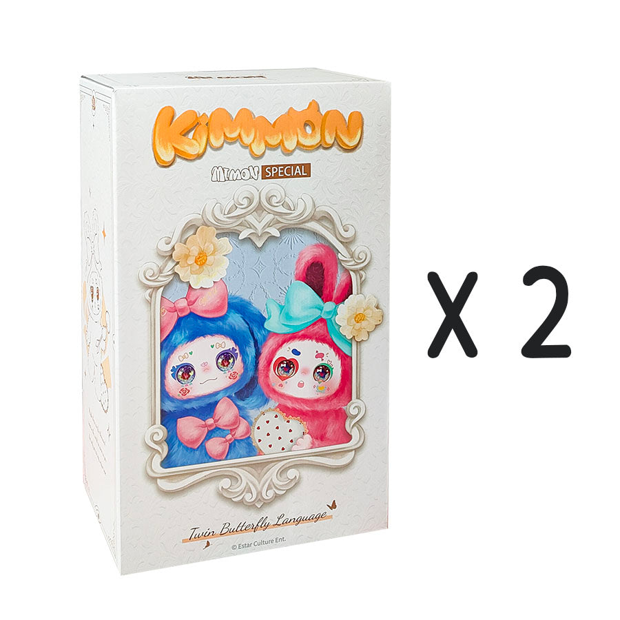 【Sale】MIMON 400% Twin Butterfly Language Series Plush Blind Box【NAYANAYA】