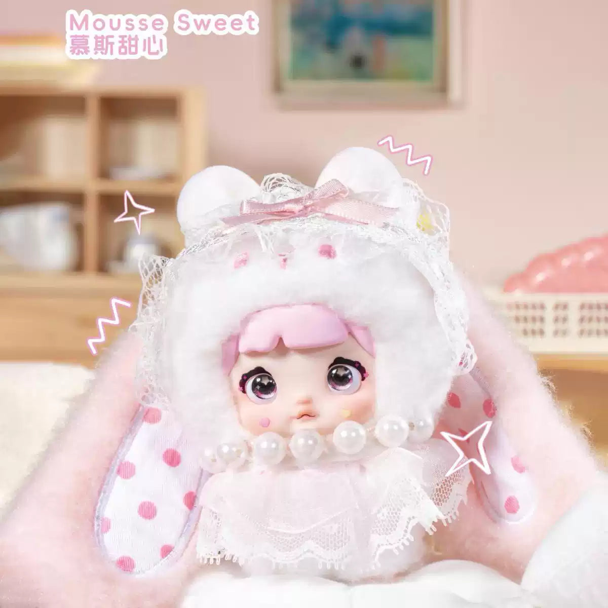 【Sale】Nommi-V8 Nommi Baby Sweetheart Bunny Series Plush Figure Blind Box【HiToys】
