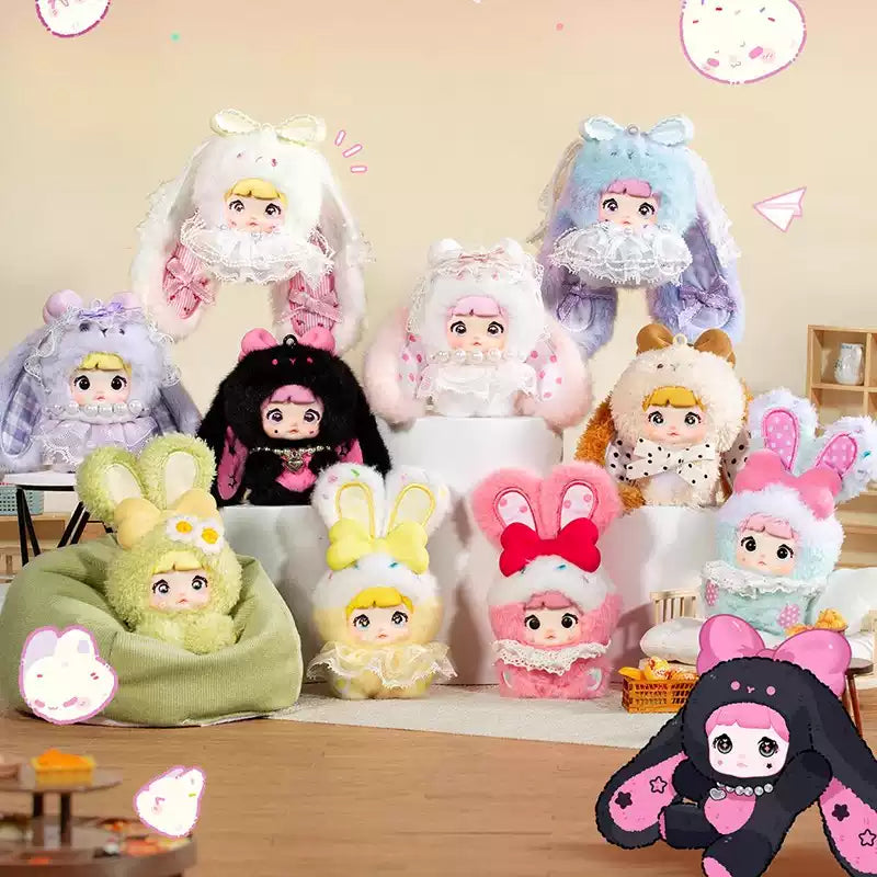 【Sale】Nommi-V8 Nommi Baby Sweetheart Bunny Series Plush Figure Blind Box【HiToys】