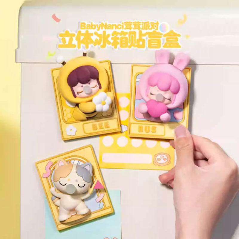 Baby Nanci Fluffy Party Fridge Magnet Series Blind Box