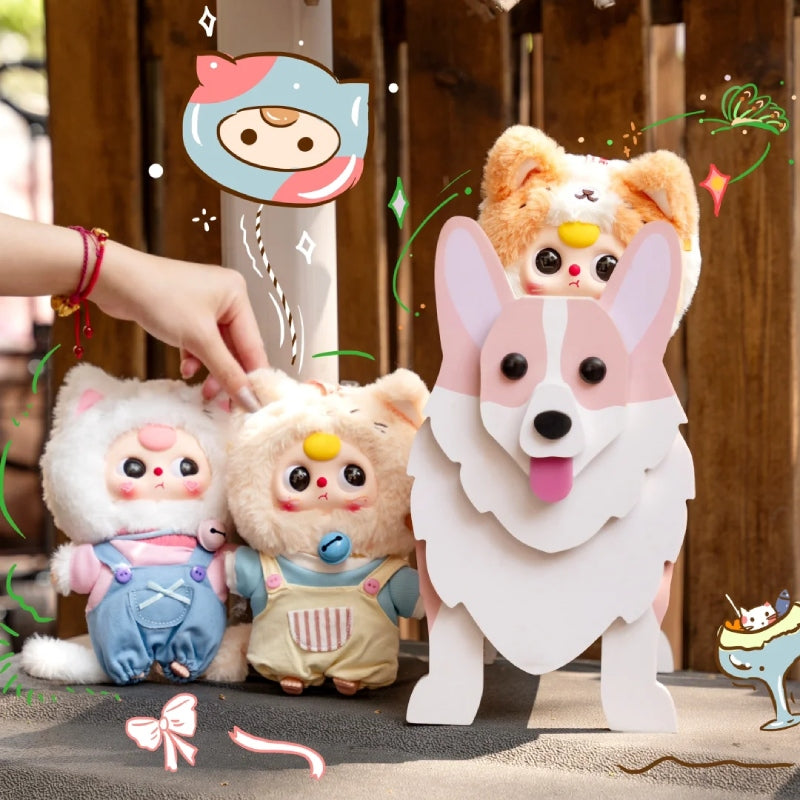 Baby Three-Cat Wardrobe Plush Blind Box【BB3】
