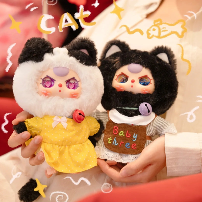 Baby Three-Cat Wardrobe Plush Blind Box【BB3】