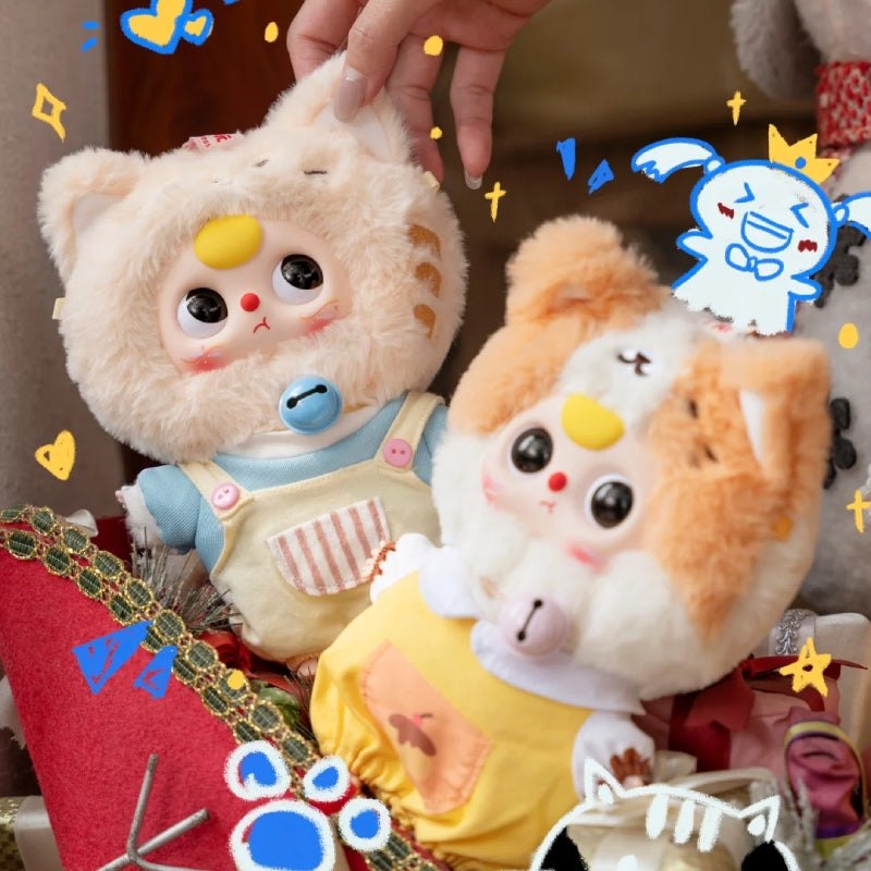 Baby Three-Cat Wardrobe Plush Blind Box【BB3】