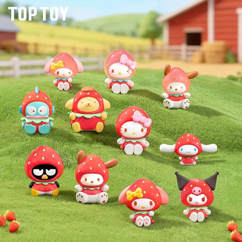 S056. Strawberry Candy Series Mini Figures Pendant Blind Box【TOP TOY】