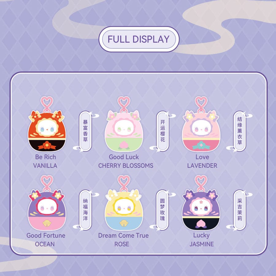 【Sale】EMMA Fragrance Keychain Plush Doll Blind Box