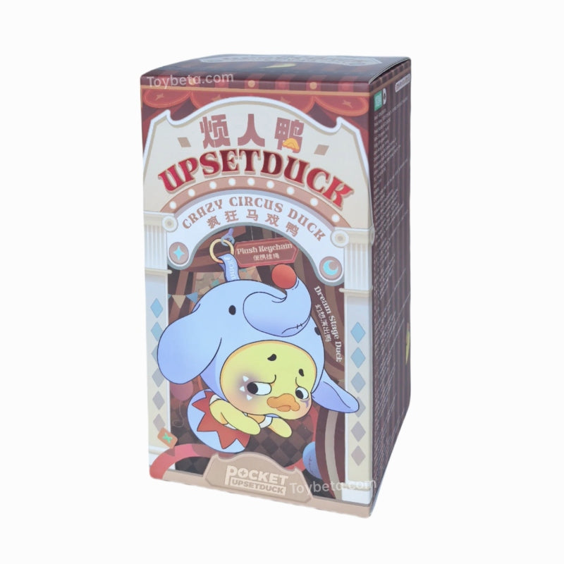 POCKET-UPSETDUCK V4-Crazy Circus Duck Plush Keychain Series Blind Box