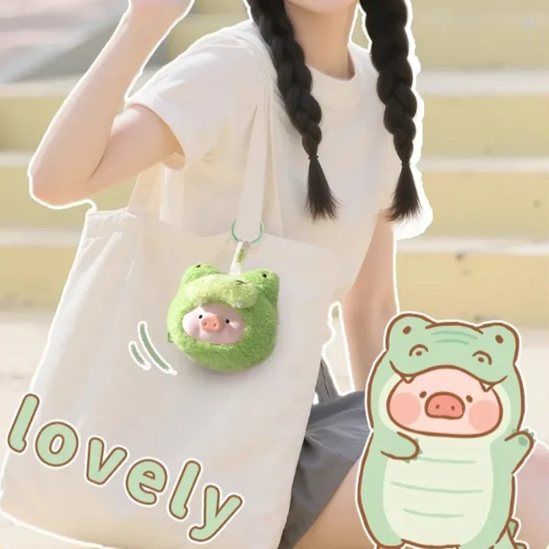 LULU The Piggy Animal Party Plush Silicone Earphone Bag Blind Box