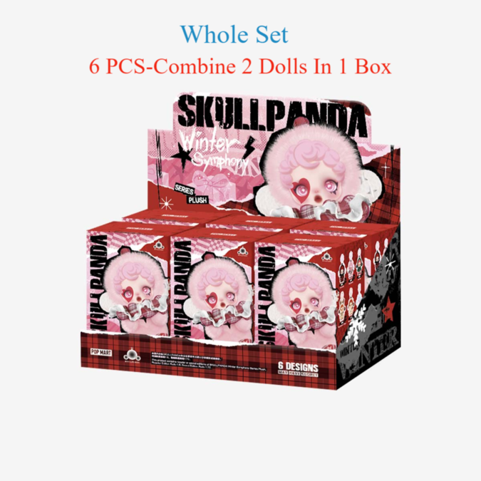 【Sale】SKULLPANDA-V1 Winter Symphony Series Plush