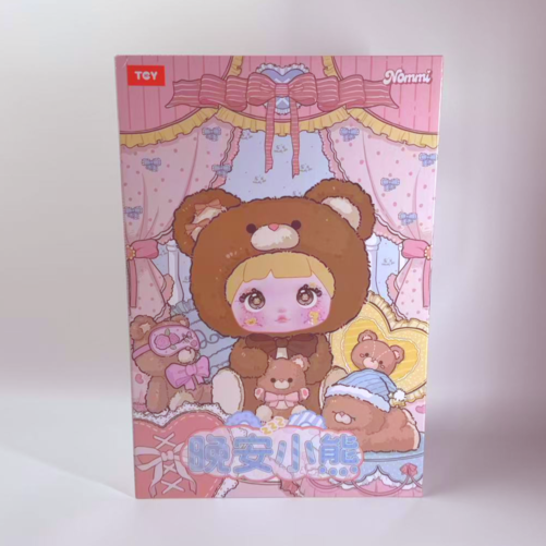 【Sale】NOMMI 400% -V1 Good Night Bear Plush Series Blind Box【HiToys】