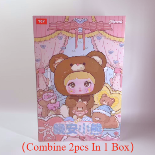 【Sale】NOMMI 400% -V1 Good Night Bear Plush Series Blind Box【HiToys】