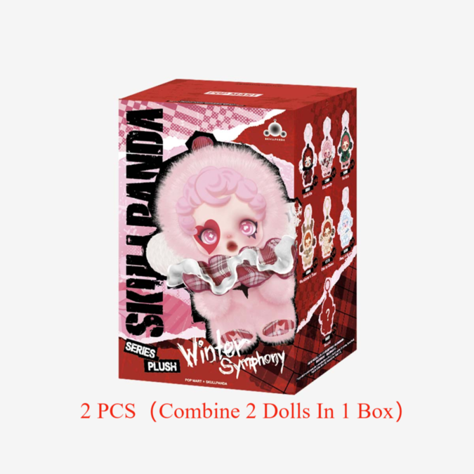 【Sale】SKULLPANDA-V1 Winter Symphony Series Plush