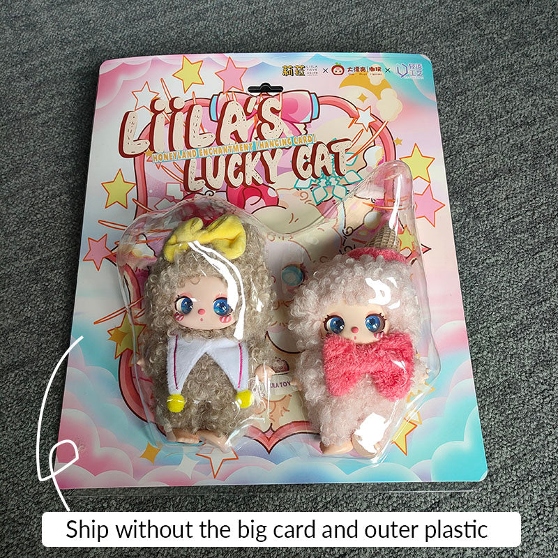 【Sale】Liila's Lucky Cat Honeyland Enchantment Hanging Card Plush【BB3】