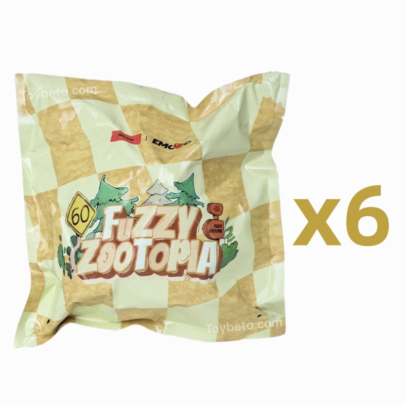 Emodo-Fuzzy Zootopia Series Plush Blind Box【Heyone】