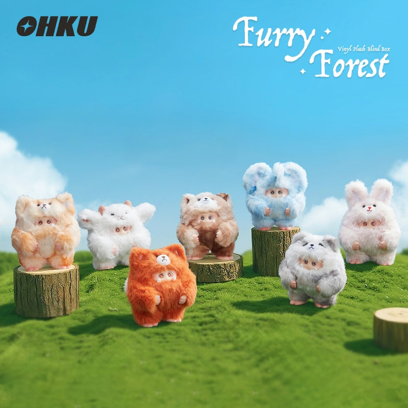 GIGGLE Monster-V2 Furry Forest Series Vinyl Plush Blind Box