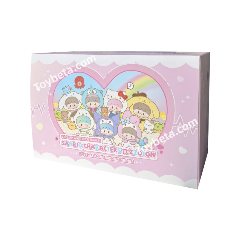 【F.UN&TB - PLUSH】zZoton x SANRIO CHARACTERS-Love-League Buddies Series Plush Blind Box