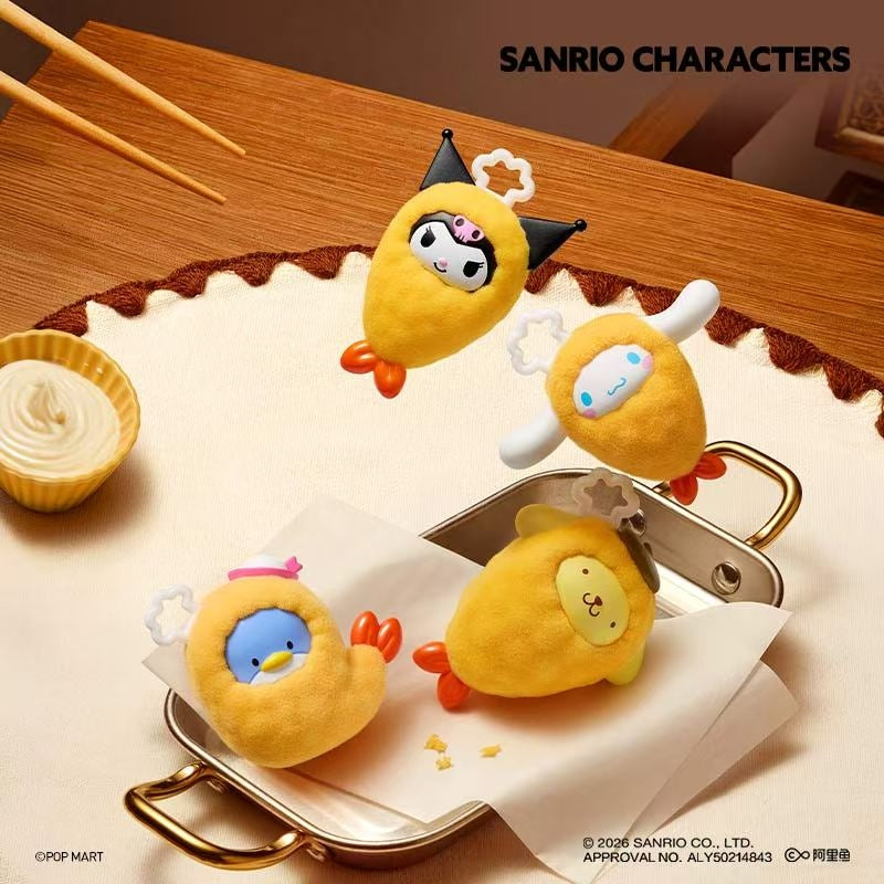 POP BEAN Hk and Friends Fried Shrimp Series Mini Blind Box