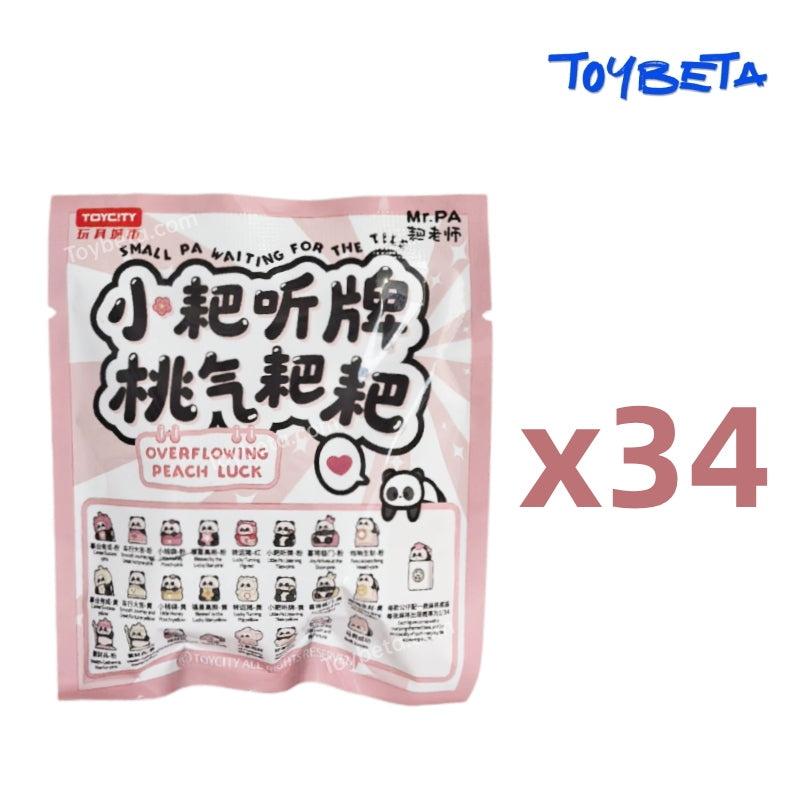 MR.PA-Overflowing Peach Luck Mini Beans Series Blind Bag（4 PC）