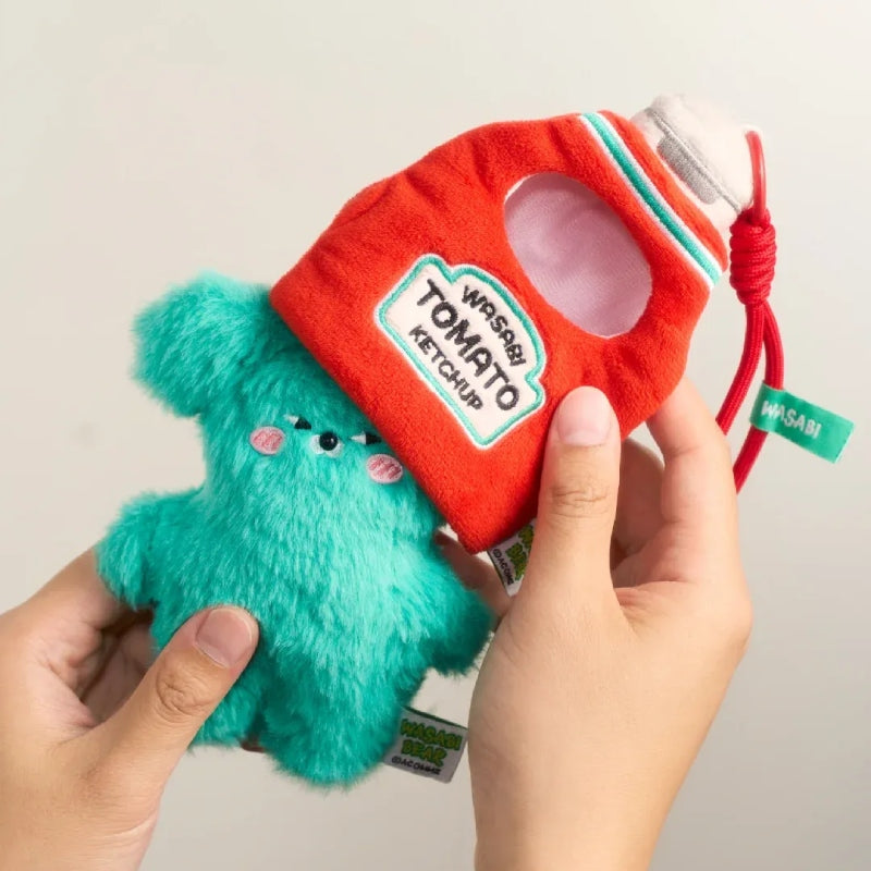 WASABI Bear Flavor Series Plush Keychain Blind Box
