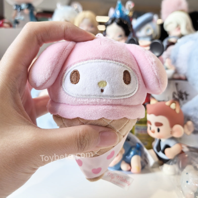 Sanrio Characters Ice Cream Cones Series Squishy Plush Blind Box