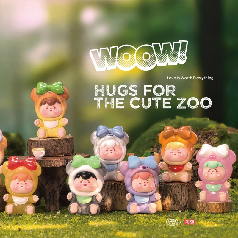 WOOW Hugs For The Cute Zoo Series Beans Blind Bag（5 PC）