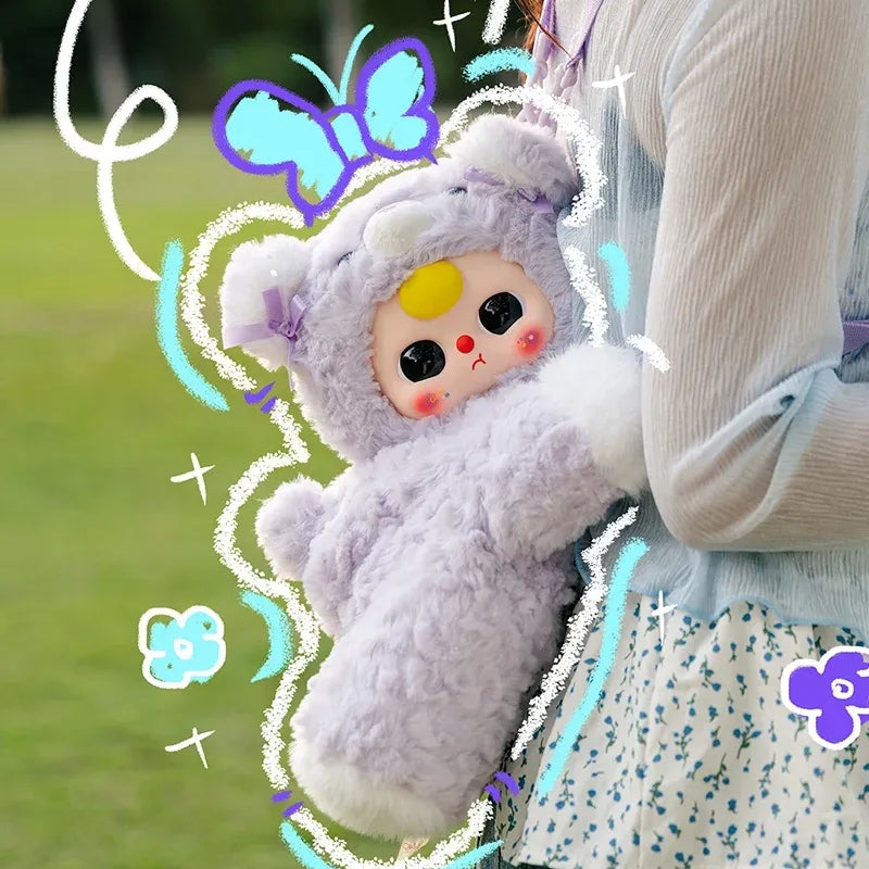 【Sale】Baby Three-Hugging Baby Backpack Plush Blind Box