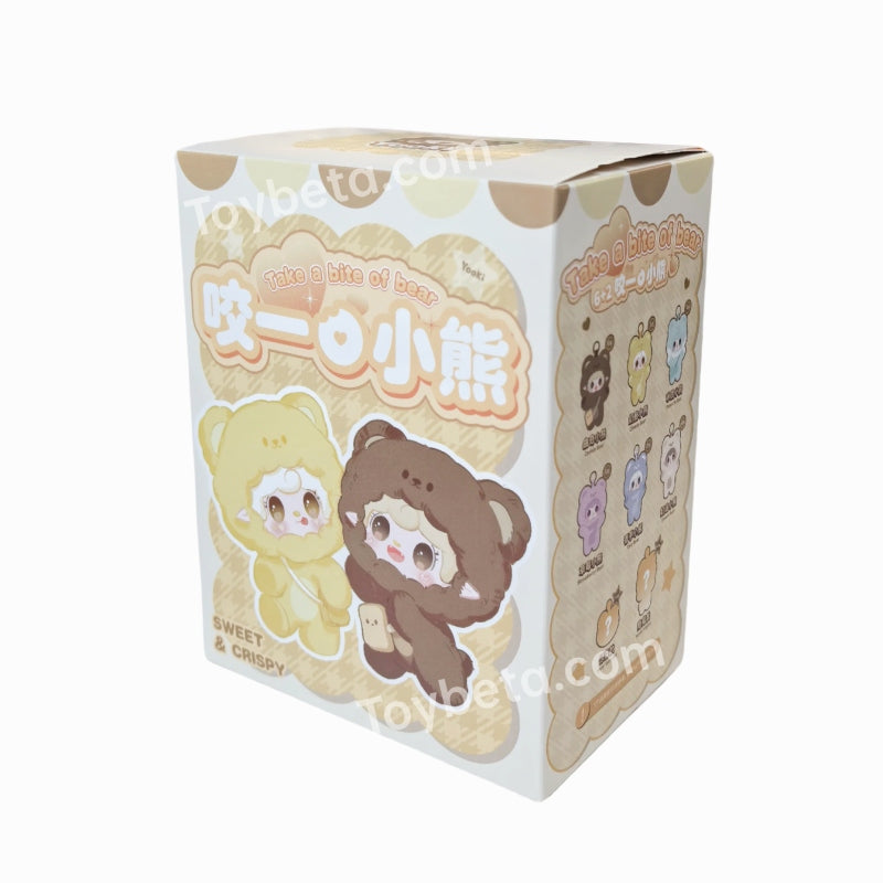 Yooki V4 Take a Bite Of Bear Series Blind Box Plush Dolls